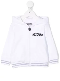 ( Nouvelle Collection ) Moschino Kids Hoodie à Imprimé Teddy Bear Enfant