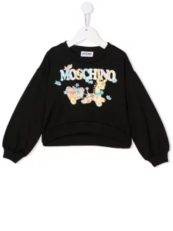 ( Nouvelle Collection ) Moschino Kids Sweat à Logo Imprimé Enfant