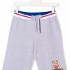 ( Nouvelle Collection ) Moschino Kids Short Droit à Logo Imprimé Enfant -Moschino Kids Soldes Boutique 18053519 38411054 600