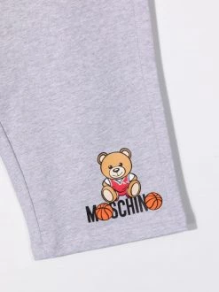 ( Nouvelle Collection ) Moschino Kids Short Droit à Logo Imprimé Enfant -Moschino Kids Soldes Boutique 18053519 38411059 600