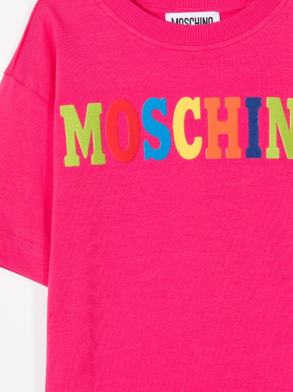 ( Nouvelle Collection ) Moschino Kids Robe à Logo Imprimé 50557 5 ( Nouvelle Collection ) Moschino Kids Robe à Logo Imprimé 50557 – Image 3