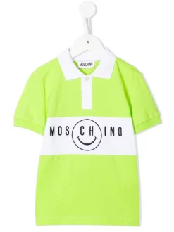 ( Nouvelle Collection ) Moschino Kids Polo à Logo Imprimé 30125