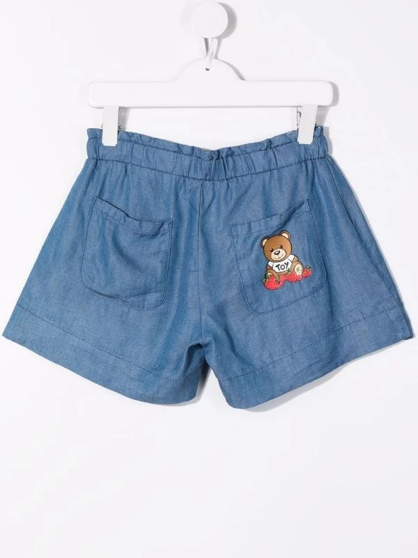 ( Nouvelle Collection ) Moschino Kids Short à Logo Imprimé Enfant 4 ( Nouvelle Collection ) Moschino Kids Short à Logo Imprimé Enfant – Image 2