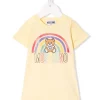 ( Nouvelle Collection ) Moschino Kids Pyjama à Logo Imprimé 50526 YELLOW