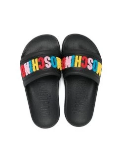 ( Nouvelle Collection ) Moschino Kids NERO/ MULTICOLOR Claquettes à Logo En Relief Enfant 7 ( Nouvelle Collection ) Moschino Kids NERO/ MULTICOLOR Claquettes à Logo En Relief Enfant -Moschino Kids Soldes Boutique 18061225 39563133 600