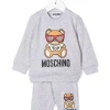 ( Nouvelle Collection ) Moschino Kids GREY Survêtement à Motif Teddy Bear Enfant -Moschino Kids Soldes Boutique 18065493 38552305 600