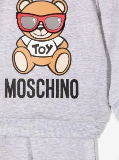 ( Nouvelle Collection ) Moschino Kids GREY Survêtement à Motif Teddy Bear Enfant -Moschino Kids Soldes Boutique 18065493 38553242 600