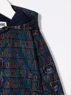 ( Nouvelle Collection ) Moschino Kids Veste à Capuche 82806 NAVY -Moschino Kids Soldes Boutique 18065566 38226330 600