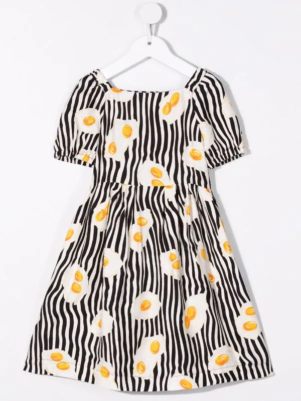 ( Nouvelle Collection ) Moschino Kids Robe évasée à Imprimé Graphique Enfant 4 ( Nouvelle Collection ) Moschino Kids Robe évasée à Imprimé Graphique Enfant – Image 2