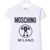 ( Nouvelle Collection ) Moschino Kids 10101 WHITE T-shirt à Logo Imprimé Enfant 1 ( Nouvelle Collection ) Moschino Kids 10101 WHITE T-shirt à Logo Imprimé Enfant -Moschino Kids Soldes Boutique 18068031 38407775 600