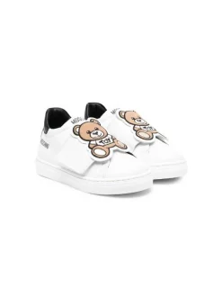 Moschino Kids Baskets à Patch Toy-Bear BIANCO/NERO