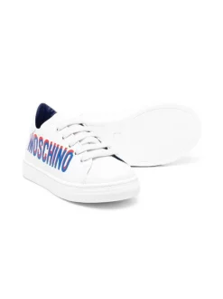 ( Nouvelle Collection ) Moschino Kids BIANCO Baskets à Logo Imprimé Sur Le Côté Enfant 6 ( Nouvelle Collection ) Moschino Kids BIANCO Baskets à Logo Imprimé Sur Le Côté Enfant -Moschino Kids Soldes Boutique 18078115 39245003 600