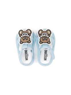 ( Nouvelle Collection ) Moschino Kids Sandales à Patch Toy Bear Enfant -Moschino Kids Soldes Boutique 18079661 38723176 600
