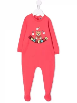 ( Nouvelle Collection ) Moschino Kids Grenouillère à Imprimé Teddy Bear Enfant