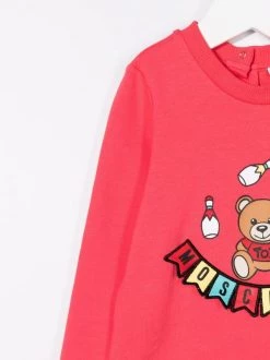 ( Nouvelle Collection ) Moschino Kids Grenouillère à Imprimé Teddy Bear Enfant -Moschino Kids Soldes Boutique 18081950 38293126 600