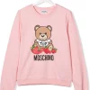 ( Nouvelle Collection ) Moschino Kids Sweat à Logo Imprimé Enfant -Moschino Kids Soldes Boutique 18088751 38383112 600
