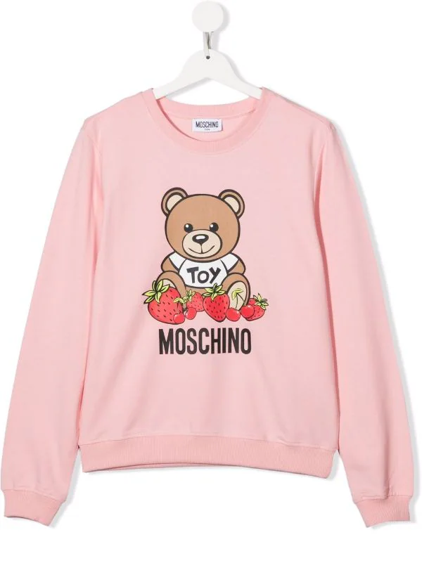 ( Nouvelle Collection ) Moschino Kids Sweat à Logo Imprimé Enfant 3 ( Nouvelle Collection ) Moschino Kids Sweat à Logo Imprimé Enfant