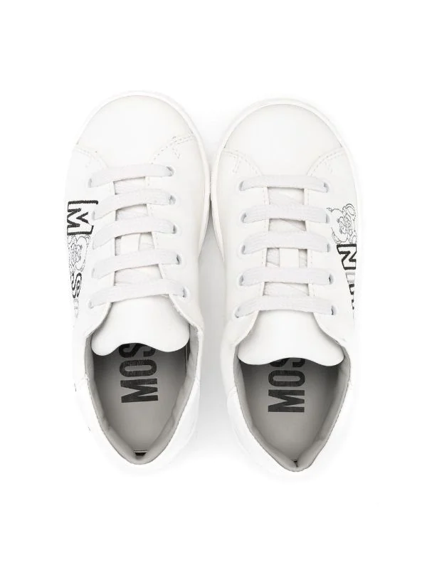 ( Nouvelle Collection ) Moschino Kids Baskets à Lacets Enfant 5 ( Nouvelle Collection ) Moschino Kids Baskets à Lacets Enfant – Image 3
