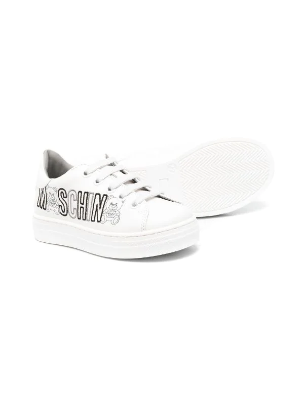 ( Nouvelle Collection ) Moschino Kids Baskets à Lacets Enfant 4 ( Nouvelle Collection ) Moschino Kids Baskets à Lacets Enfant – Image 2