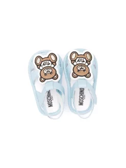 ( Nouvelle Collection ) Moschino Kids Sandales à Patch Toy Bear Enfant -Moschino Kids Soldes Boutique 18102975 38442946 600