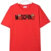 ( Nouvelle Collection ) Moschino Kids T-shirt à Logo Imprimé 50109 -Moschino Kids Soldes Boutique 18103231 39533897 600