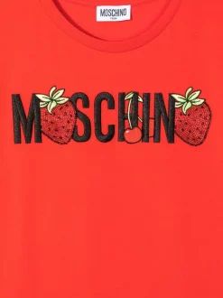 ( Nouvelle Collection ) Moschino Kids T-shirt à Logo Imprimé 50109 7 ( Nouvelle Collection ) Moschino Kids T-shirt à Logo Imprimé 50109 -Moschino Kids Soldes Boutique 18103231 39535394 600