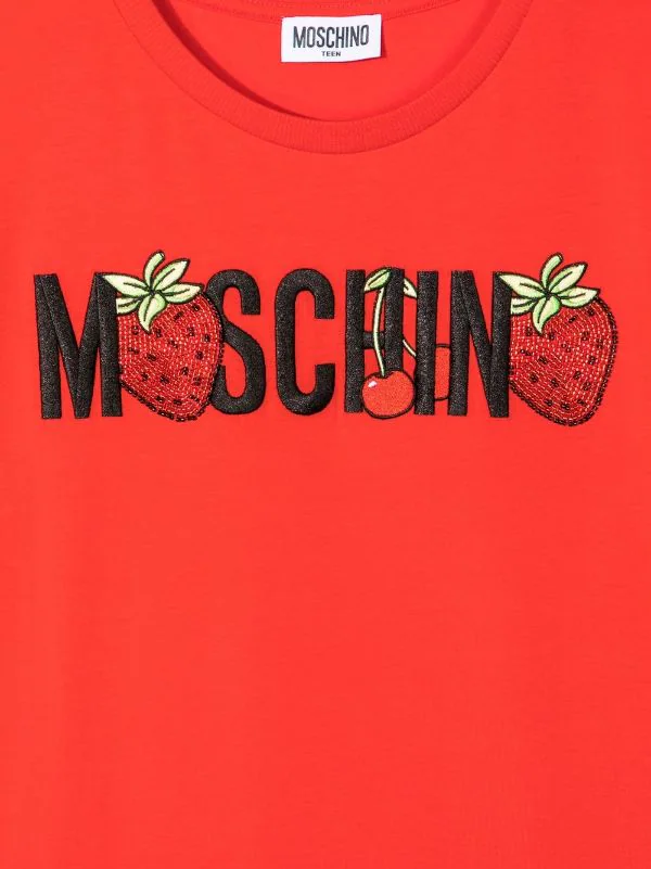 ( Nouvelle Collection ) Moschino Kids T-shirt à Logo Imprimé 50109 5 ( Nouvelle Collection ) Moschino Kids T-shirt à Logo Imprimé 50109 – Image 3