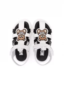 ( Nouvelle Collection ) Moschino Kids Sandales à Détail De Patch Enfant 7 ( Nouvelle Collection ) Moschino Kids Sandales à Détail De Patch Enfant -Moschino Kids Soldes Boutique 18110734 38613282 600