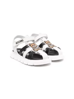 ( Nouvelle Collection ) Moschino Kids Sandales à Détail De Patch Enfant