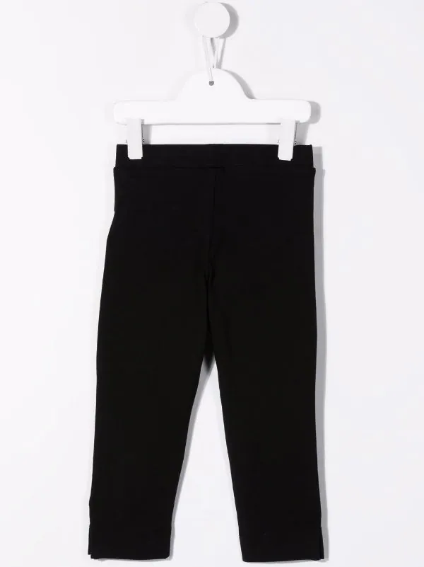 ( Nouvelle Collection ) Moschino Kids Legging à Logo Brodé 60100 BLACK 4 ( Nouvelle Collection ) Moschino Kids Legging à Logo Brodé 60100 BLACK – Image 2