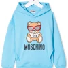 ( Nouvelle Collection ) Moschino Kids Hoodie Toy Bear Imprimé 41008 BLUE 2 ( Nouvelle Collection ) Moschino Kids Hoodie Toy Bear Imprimé 41008 BLUE -Moschino Kids Soldes Boutique 18132846 38702004 600
