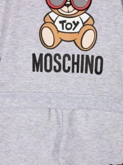 ( Nouvelle Collection ) Moschino Kids Survêtement Teddy En Jersey 60926 GRIGIO CHIARO -Moschino Kids Soldes Boutique 18141925 39127361 600