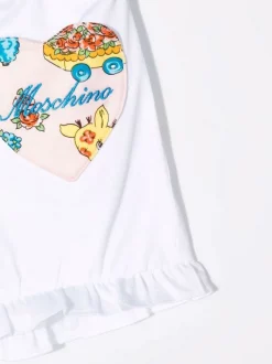 ( Nouvelle Collection ) Moschino Kids Short évasé à Motif Cœur 10101 BIANCO OTTICO 7 ( Nouvelle Collection ) Moschino Kids Short évasé à Motif Cœur 10101 BIANCO OTTICO -Moschino Kids Soldes Boutique 18144817 38488488 600