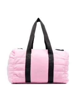 ( Nouvelle Collection ) Moschino Kids 50206 PINK Sac à Langer Matelassé à Imprimé Teddy Bear Enfant -Moschino Kids Soldes Boutique 18144900 38489865 600