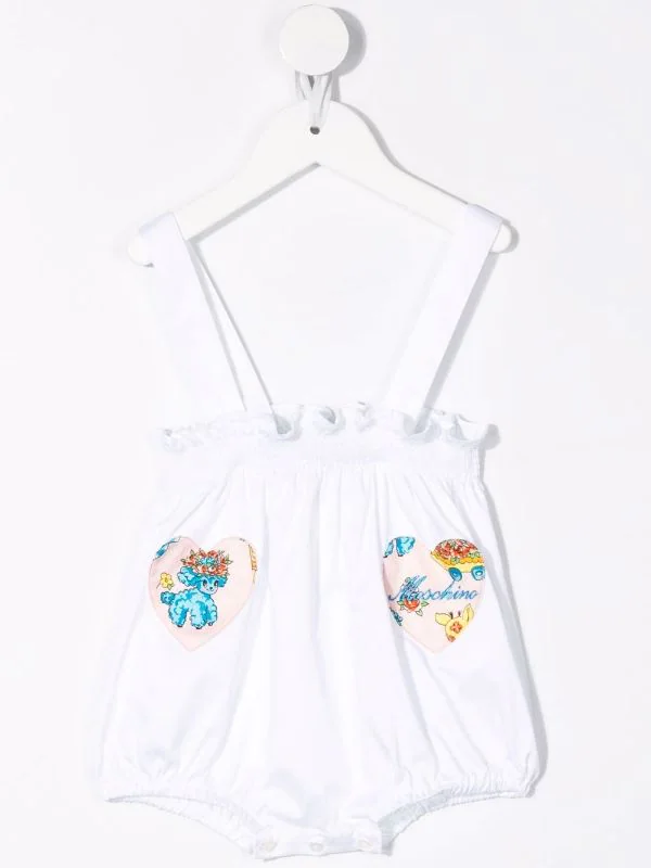 ( Nouvelle Collection ) Moschino Kids Trousseau De Naissance à Imprimé Graphique Enfant 4 ( Nouvelle Collection ) Moschino Kids Trousseau De Naissance à Imprimé Graphique Enfant – Image 2