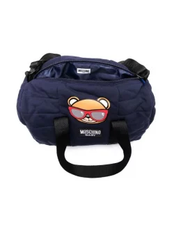 ( Nouvelle Collection ) Moschino Kids Sac à Langer Matelassé à Imprimé Teddy Bear 40016 BLUE 9 ( Nouvelle Collection ) Moschino Kids Sac à Langer Matelassé à Imprimé Teddy Bear 40016 BLUE -Moschino Kids Soldes Boutique 18147161 38491672 600