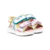( Nouvelle Collection ) Moschino Kids 01 WHITE MULTICOLOR Sandales Imprimées à Bout Ouvert Enfant -Moschino Kids Soldes Boutique 18151806 38567777 600