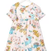 ( Nouvelle Collection ) Moschino Kids Robe évasée à Imprimé Graphique 83262 ROSE ALLOVER CALICO -Moschino Kids Soldes Boutique 18152480 38564082 600