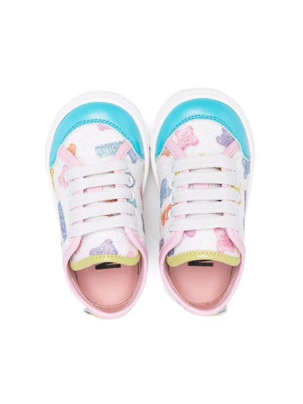 ( Nouvelle Collection ) Moschino Kids Baskets à Lacets Enfant 5 ( Nouvelle Collection ) Moschino Kids Baskets à Lacets Enfant – Image 3