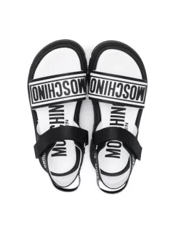 Moschino Kids Sandales à Logo Imprimé Enfant -Moschino Kids Soldes Boutique 18153245 38670530 600