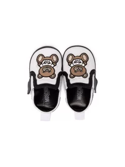 ( Nouvelle Collection ) Moschino Kids Baskets à Imprimé Teddy Bear 01 WHITE BLACK 7 ( Nouvelle Collection ) Moschino Kids Baskets à Imprimé Teddy Bear 01 WHITE BLACK -Moschino Kids Soldes Boutique 18153256 38553884 600