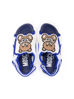 ( Nouvelle Collection ) Moschino Kids Kips Bianco Sandales Imprimées à Bout Ouvert Enfant 7 ( Nouvelle Collection ) Moschino Kids Kips Bianco Sandales Imprimées à Bout Ouvert Enfant -Moschino Kids Soldes Boutique 18153417 38562275 600