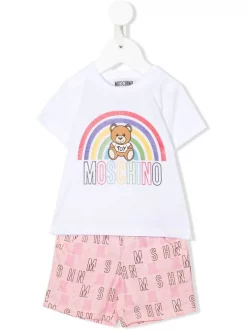 ( Nouvelle Collection ) Moschino Kids Survêtement à Motif Teddy Bear 82789