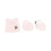( Nouvelle Collection ) Moschino Kids 50209 PINK Ensemble Bonnet-gants à Patch Logo Enfant -Moschino Kids Soldes Boutique 18156234 39032670 600
