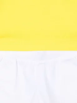 ( Nouvelle Collection ) Moschino Kids Survêtement à Logo Imprimé 10101 YELLOW -Moschino Kids Soldes Boutique 18156235 39027429 600