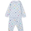( Nouvelle Collection ) Moschino Kids Survêtement En Coton Biologique à Imprimé Teddy Bear BLUE BELL TOYS HEADS -Moschino Kids Soldes Boutique 18156548 38580366 600