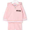 ( Nouvelle Collection ) Moschino Kids Survêtement à Logo Brodé Enfant -Moschino Kids Soldes Boutique 18160887 38589349 600
