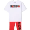 ( Nouvelle Collection ) Moschino Kids Survêtement à Logo Imprimé 50109 ROSSO -Moschino Kids Soldes Boutique 18162141 38589400 600