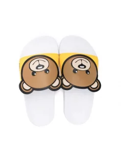 ( Nouvelle Collection ) Moschino Kids Claquettes à Logo Imprimé Enfant 7 ( Nouvelle Collection ) Moschino Kids Claquettes à Logo Imprimé Enfant -Moschino Kids Soldes Boutique 18162967 38533720 600
