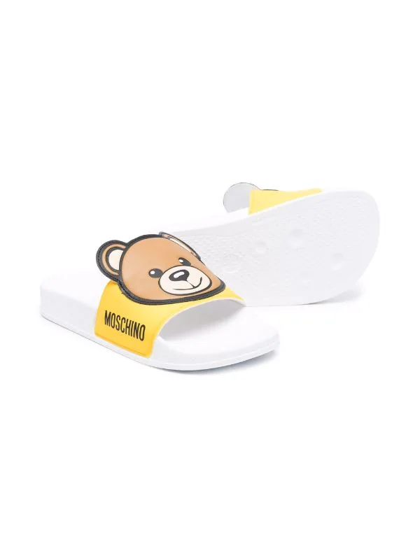 ( Nouvelle Collection ) Moschino Kids Claquettes à Logo Imprimé Enfant 4 ( Nouvelle Collection ) Moschino Kids Claquettes à Logo Imprimé Enfant – Image 2
